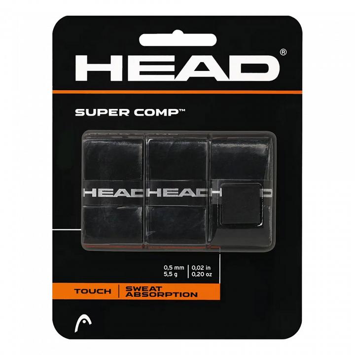 Head Super Comp Overgrip 3Pack Black